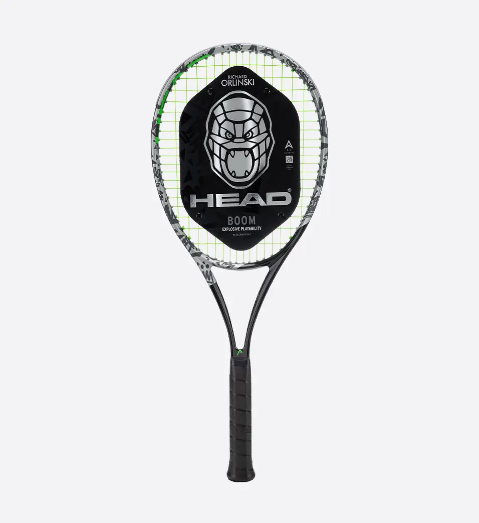 超美品！　HEAD BOOM MP BOOM MP TENNIS RACQUET HEAD x RICHARD ORLINSKI